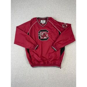 Vintage University Of South Carolina Gamecocks Pullover Mens XL Red Colosseum